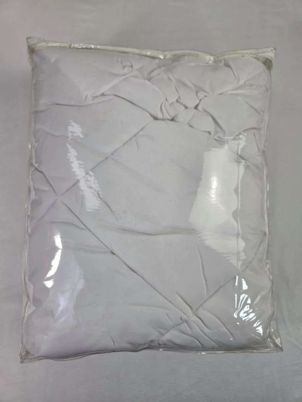 Macys White Quilted Plush Top Mattress Pad Full Size Deep Pocket Microfiber NWT